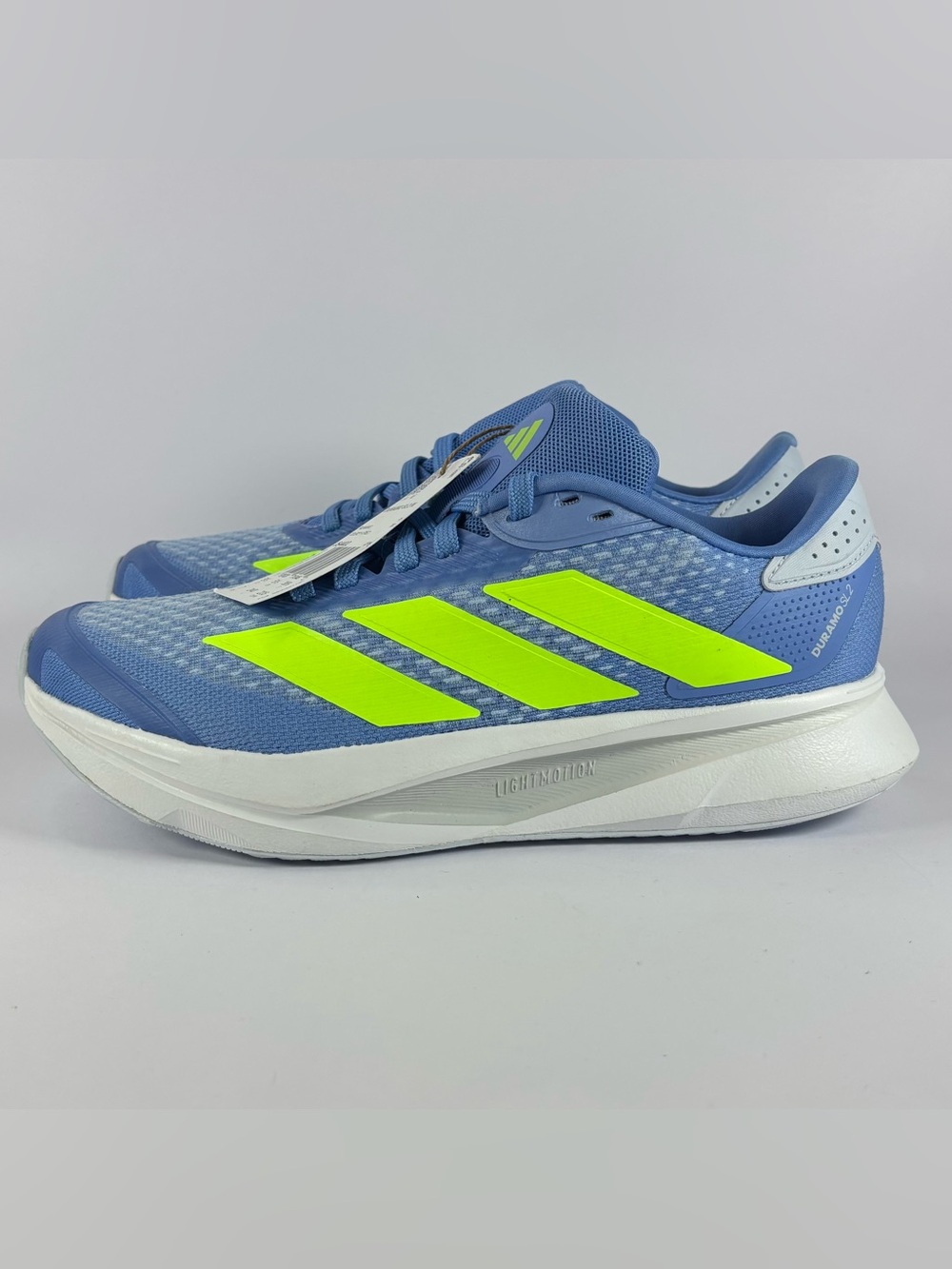 Adidas Duramo SL 2 Men’s 7 / Women’s 8.5 Blue Lime Running Shoes New Without Box